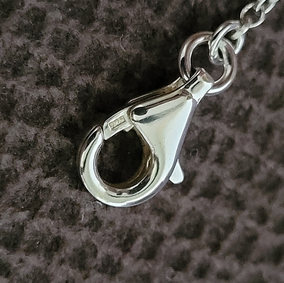 Argento Vivo Square⏹️ Plate🍽 Necklace - Picture 8 of 15